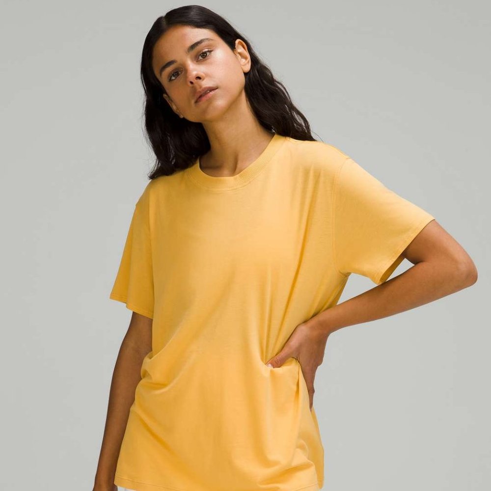 ISO - Lululemon All Yours Tee (Wheat Yellow)